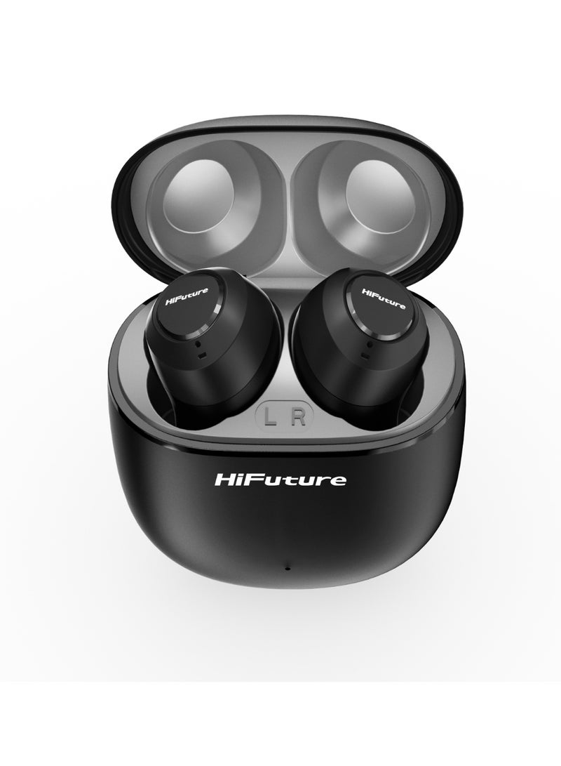 هاي فيوتشر سماعات أذن لاسلكية HiFuture OlymBuds3 Comfort Fit TWS – صوت جهير قوي، 25 ساعة تشغيل، بلوتوث 5.3 - Image 3